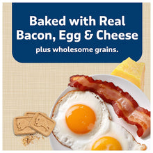 Blue Buffalo Health Bars label with bacon, egg, and cheese