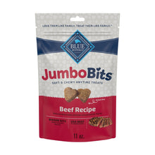 Beef recipe jumboBits soft chewy dog treat bag, 11 oz pouch