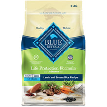 Blue Buffalo Life Protection Formula dry dog food bag, lamb and brown rice, 5 lb