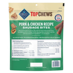 Blue Buffalo Top Chews Pork & Chicken Sausage Dog Treats, 36 oz.