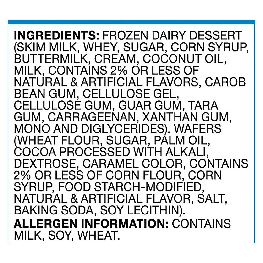 Blue Bunny Simply Vanilla Frozen Dessert Ice Cream Sandwiches, 18 ct. - USA MEGA SHOP