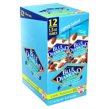 Blue Diamond almonds multipack with twelve 1.5 oz lightly salted tubes