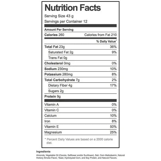 Blue Diamond Almonds, Smokehouse, 1.5 oz, 12-count