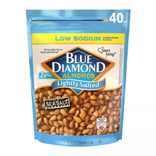 Whole almonds, lightly salted, in resealable 40 oz bag