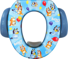 Bluey Soft Potty Training Seat for Toddlers with Hanging Hook, Fits Standard Toilets