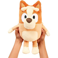 Talking Bingo plush close-up, orange dog with cream belly and white muzzle