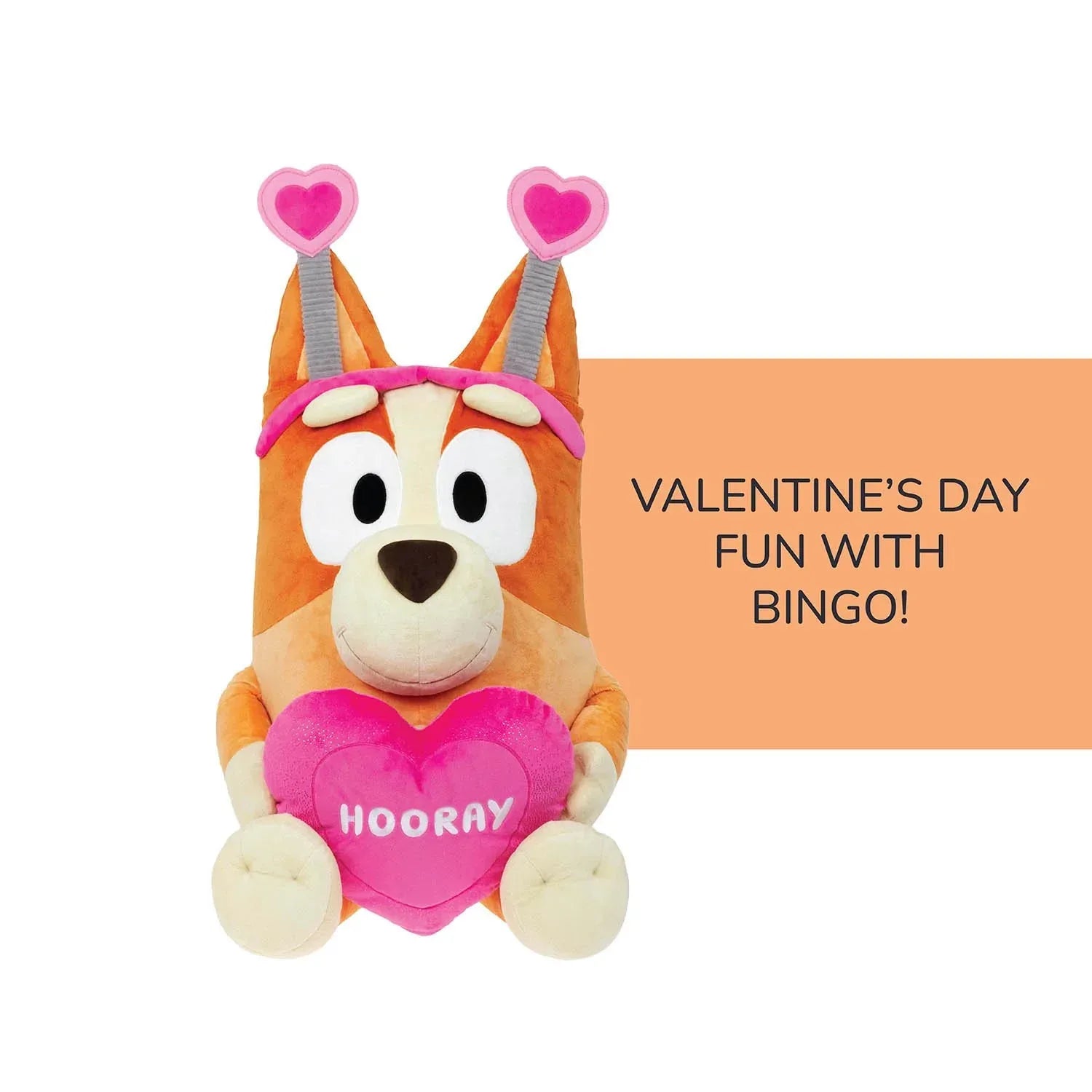 Bluey 28" Valentine Jumbo Plush