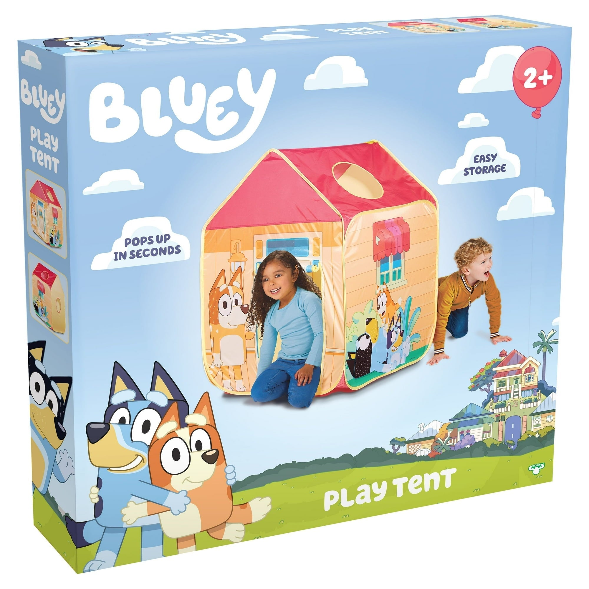 Bluey Play House Pop Up Play Tent, Toys for Kids 3-6 Years