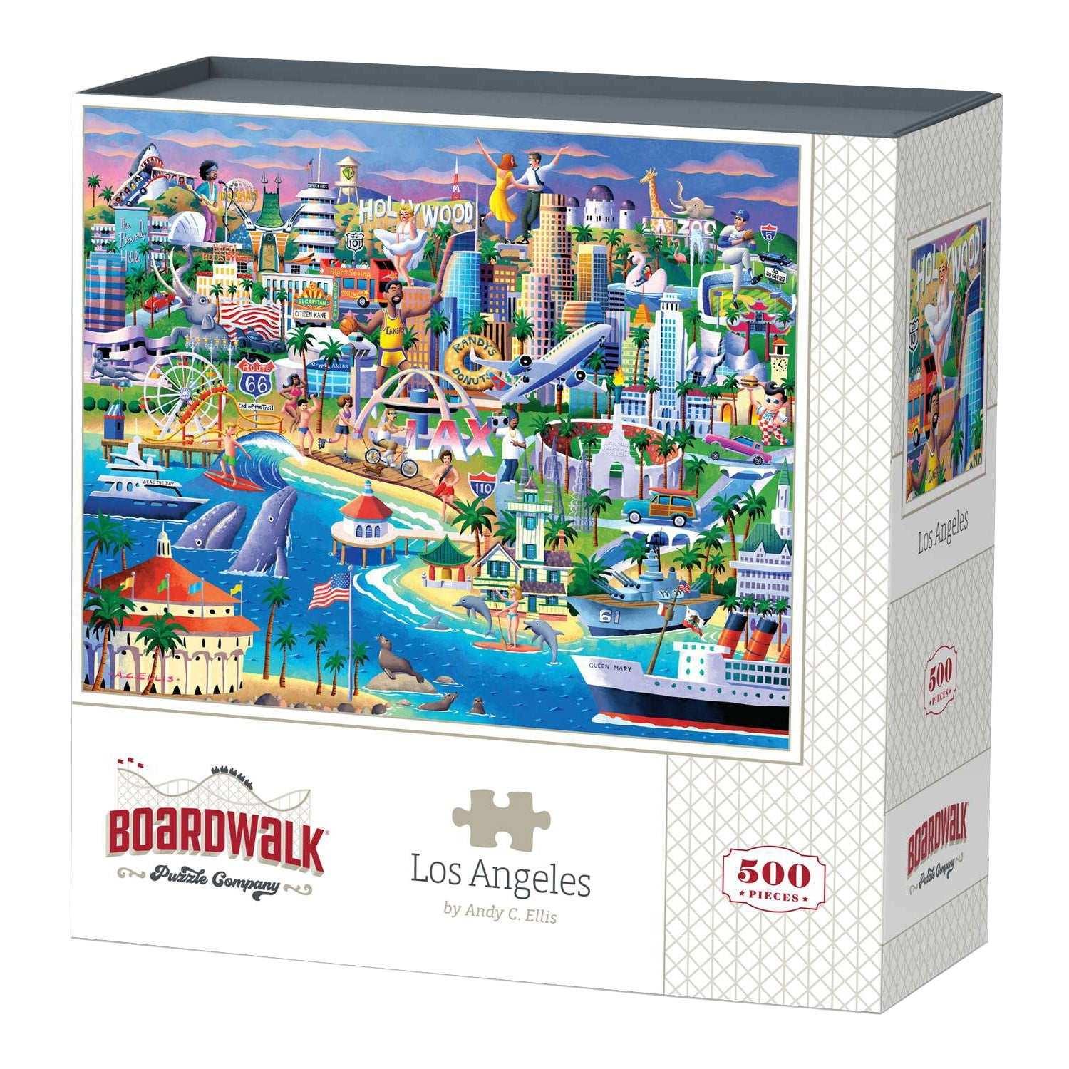 Boardwalk Assorted Jigsaw Puzzles, 3-pack - USA MEGA SHOP
