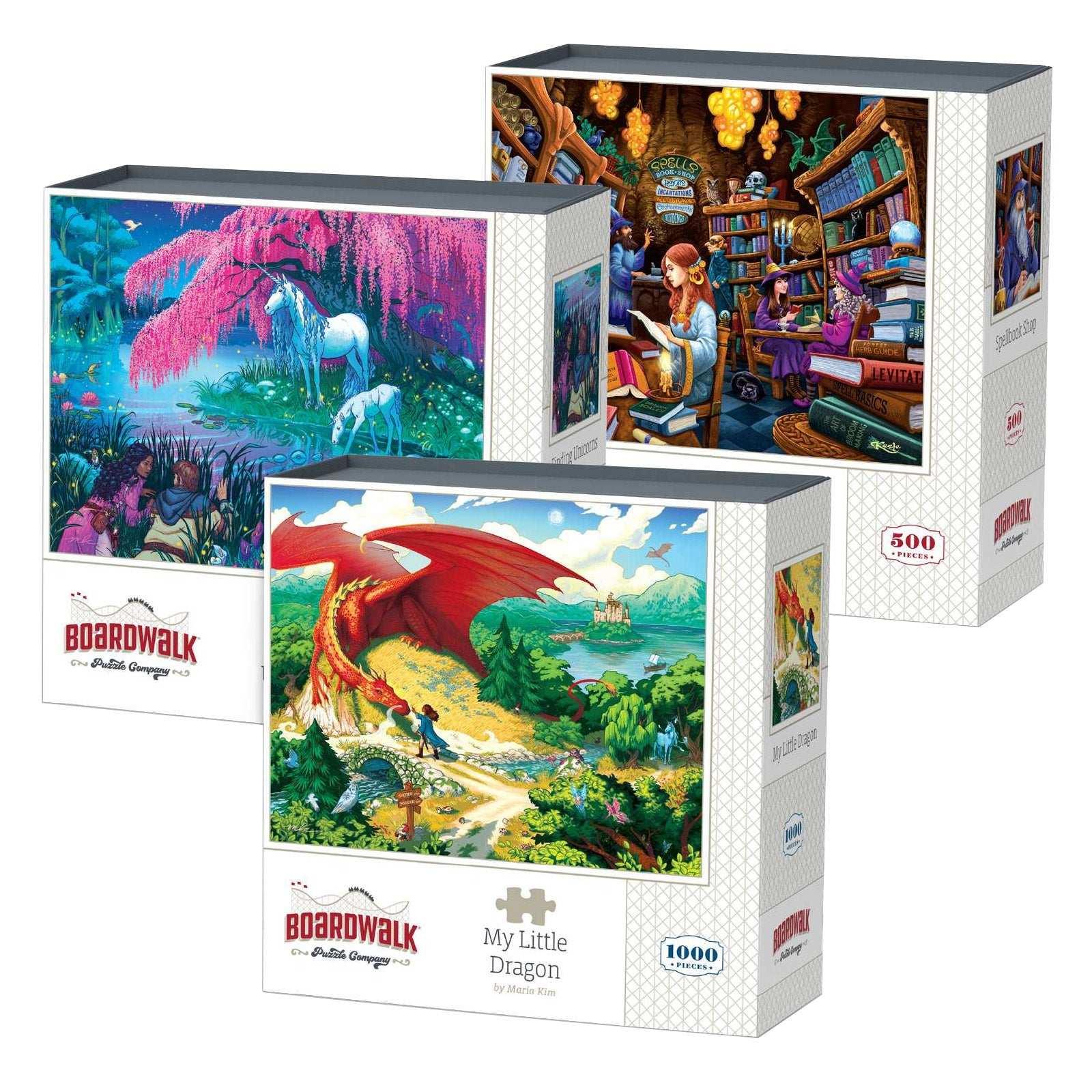 Boardwalk Assorted Jigsaw Puzzles, 3-pack - USA MEGA SHOP