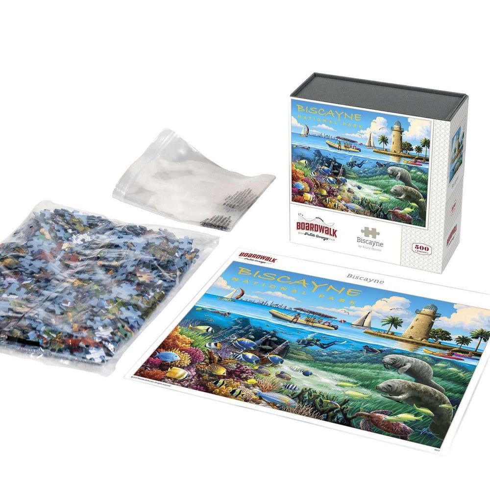 Boardwalk Assorted Jigsaw Puzzles, 3-pack - USA MEGA SHOP