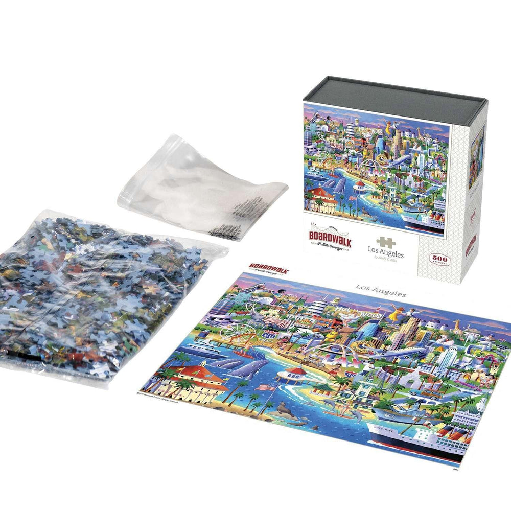 Boardwalk Assorted Jigsaw Puzzles, 3-pack - USA MEGA SHOP