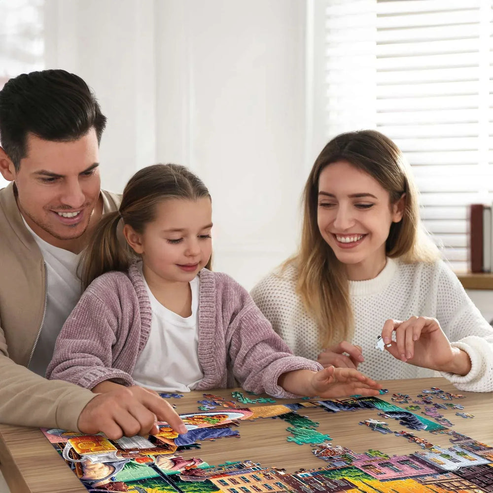Boardwalk Assorted Jigsaw Puzzles, 3-pack - USA MEGA SHOP