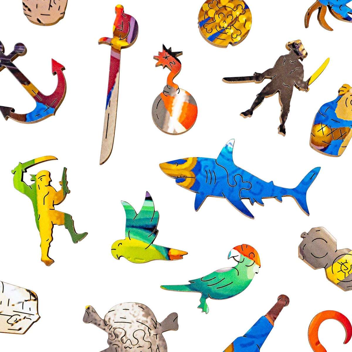 Boardwalk Large Wooden Puzzle Assortment