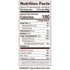 Bob's Red Mill Organic Old Fashioned Rolled Oats, 56 oz.