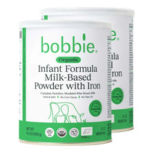 Bobbie organic infant formula can with iron, 14.1 oz