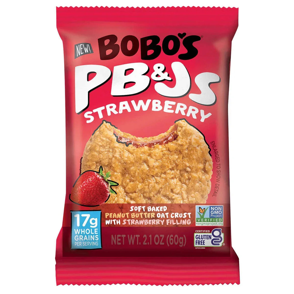 Bobo's PB&Js Oat Sandwich Bar, Variety Pack, 2.1 oz, 20-count - USA MEGA SHOP