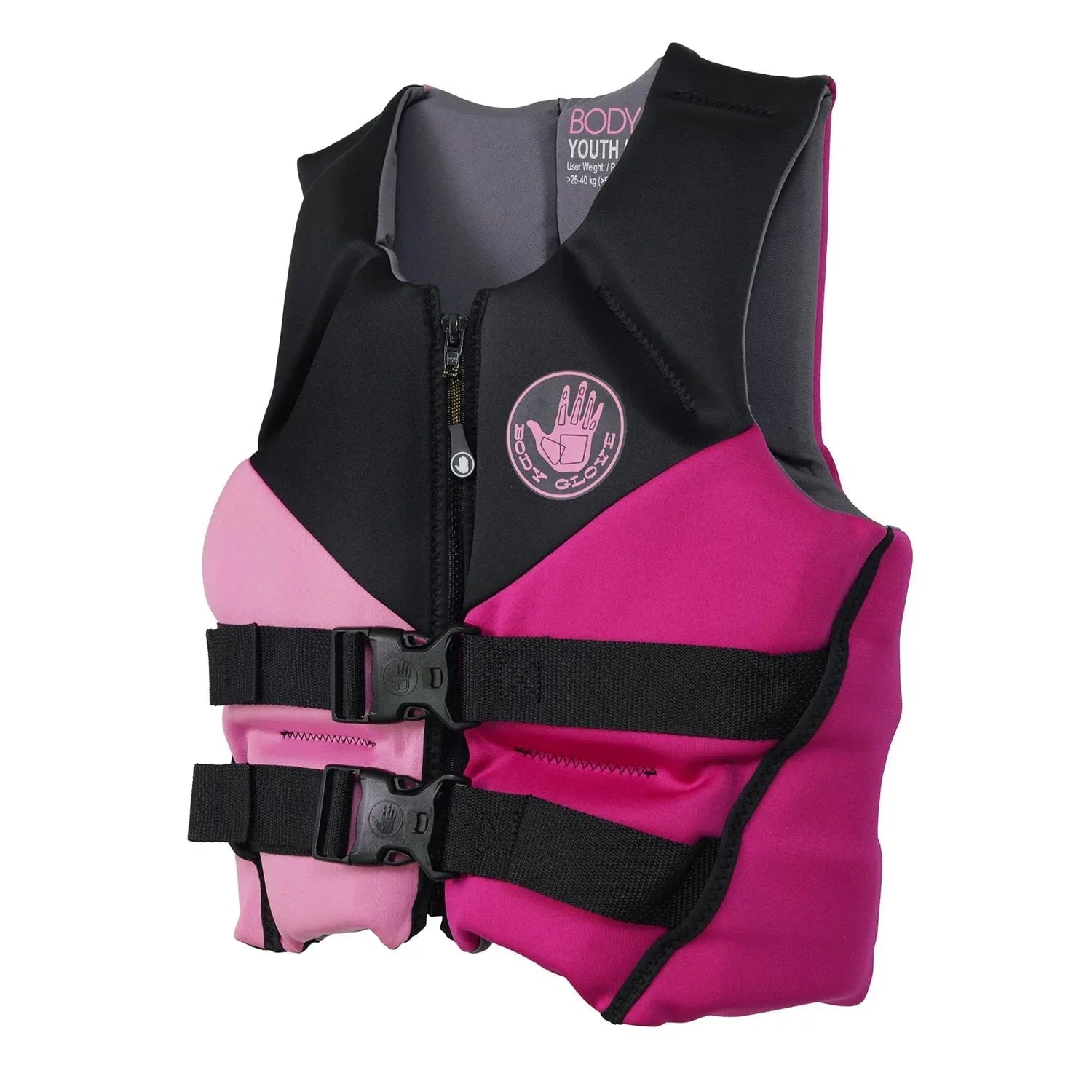 Body Glove Youth PFD Life Jacket, One Size, 55 - 88 lbs.