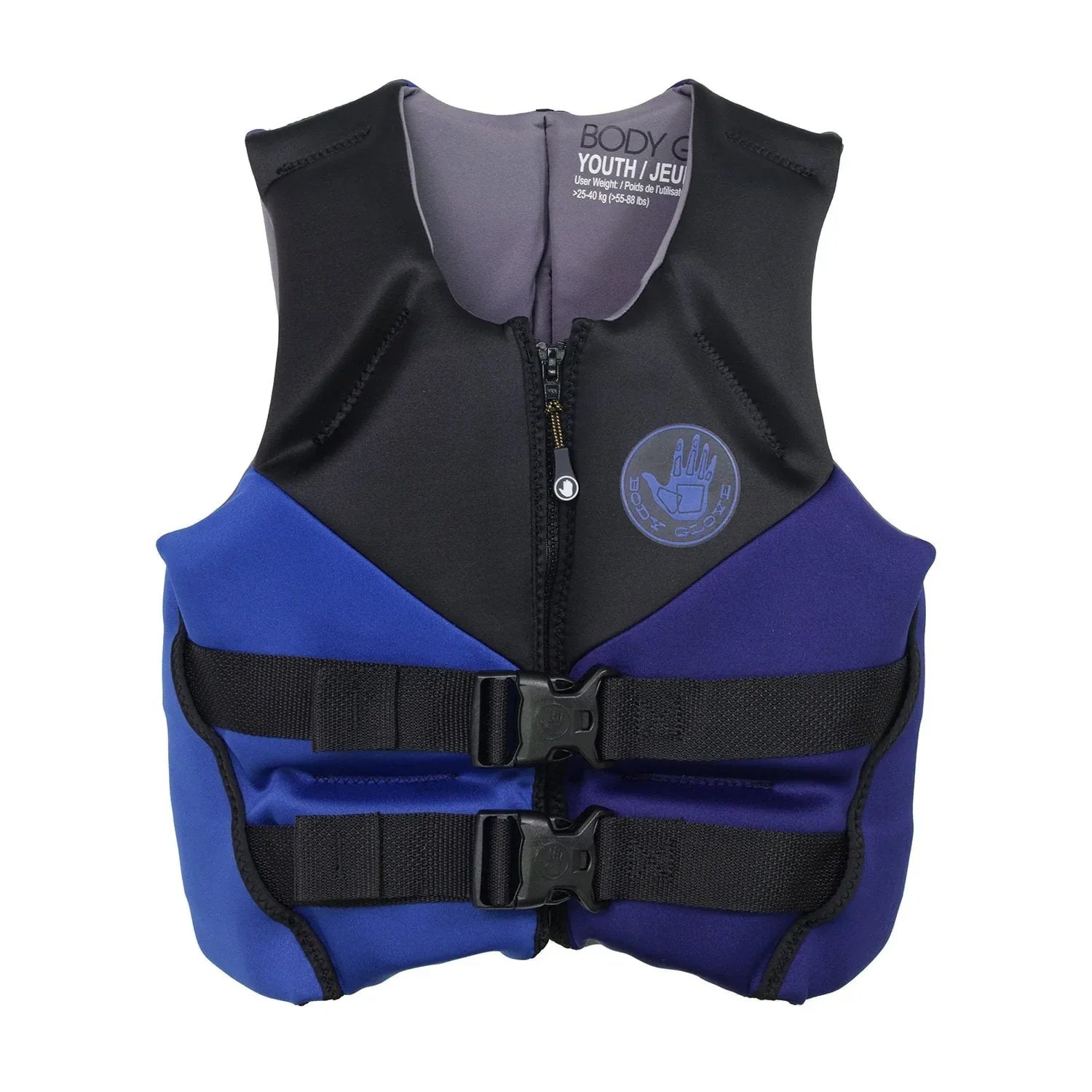 Body Glove Youth PFD Life Jacket, One Size, 55 - 88 lbs.