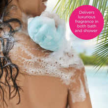 Blue foamy lather on skin, from Hawaiian Beach 2-in-1 body wash