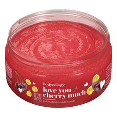 Bodycology Love You Cherry Much Exfoliating Sugar Scrub, 10.5 oz (4 PACK )