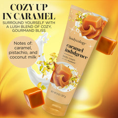 Bodycology Shea Butter Body Cream, Caramel Indulgence, 8 oz.(PACK 3)