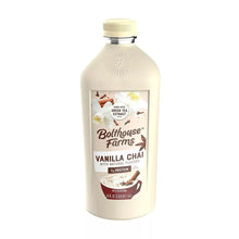 Bolthouse Farms Vanilla Chai soy beverage bottle with cream cap and front label.