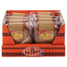 Banana bread slices gift box with multiple individually wrapped packs