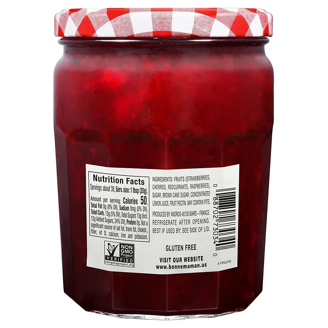 Bonne Maman Four Fruits Preserves, 26 oz.