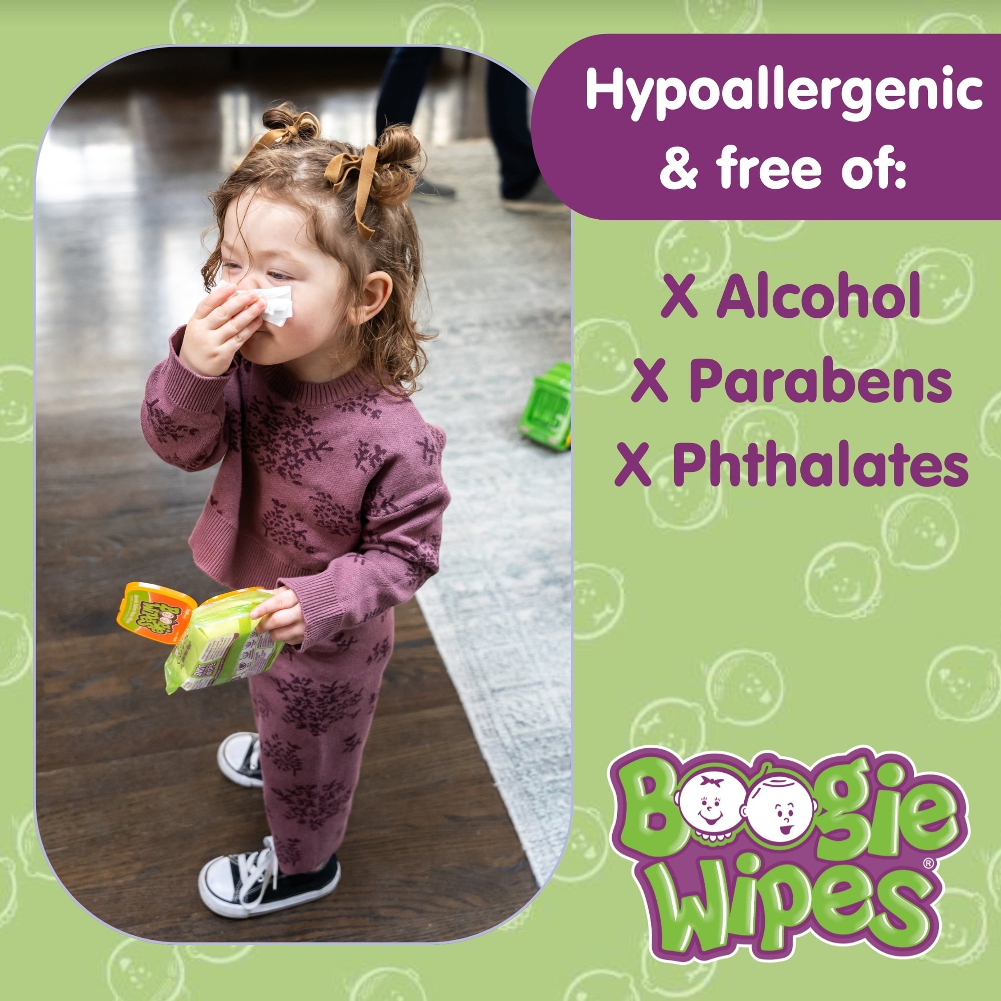 Boogie Wipes Saline Nose Wipes, Hypoallergenic & Alcohol-Free, Fresh Scent, 45 Count