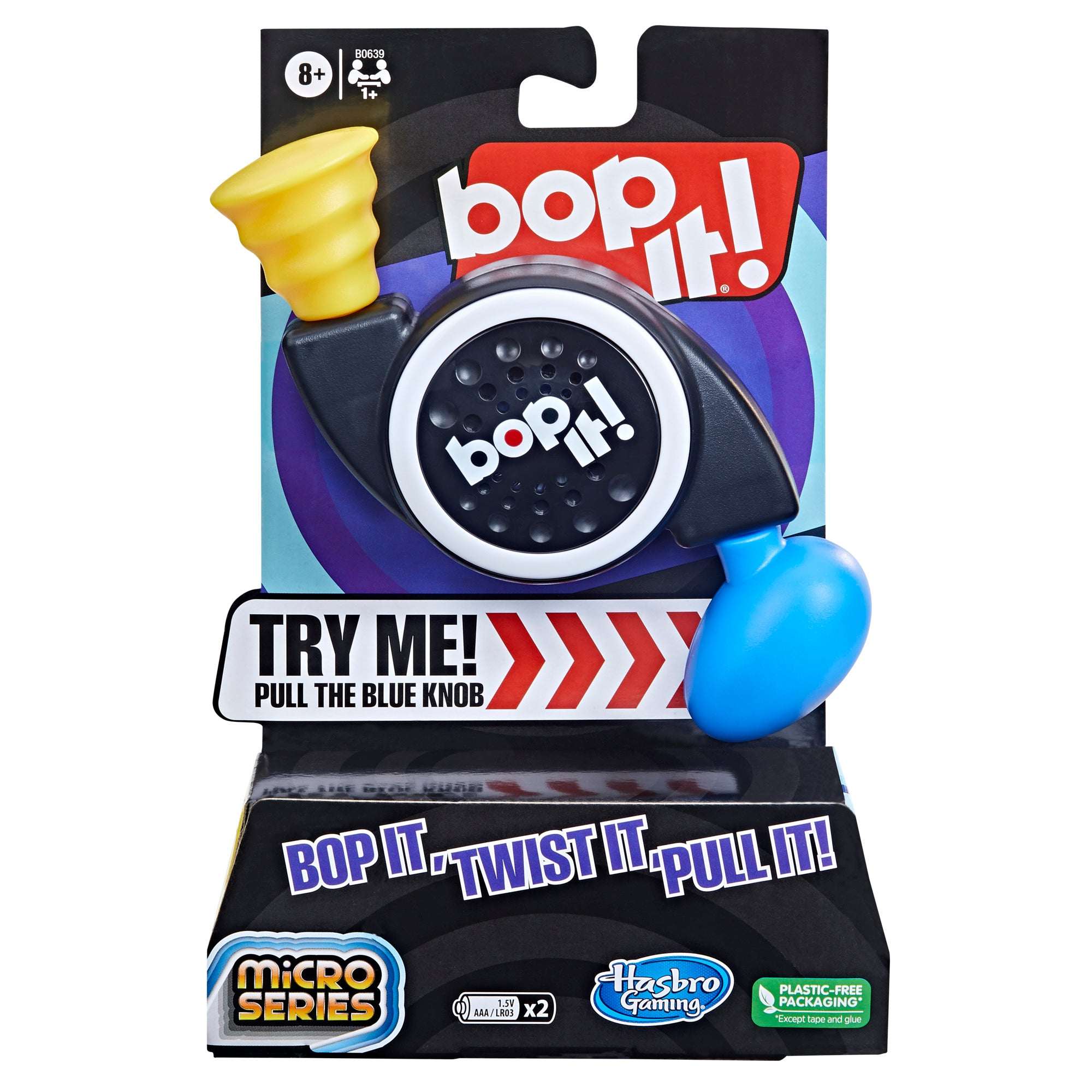 Bop It! Micro Series Electronic Game, Gameplay in a Compact Size, Ages 8+