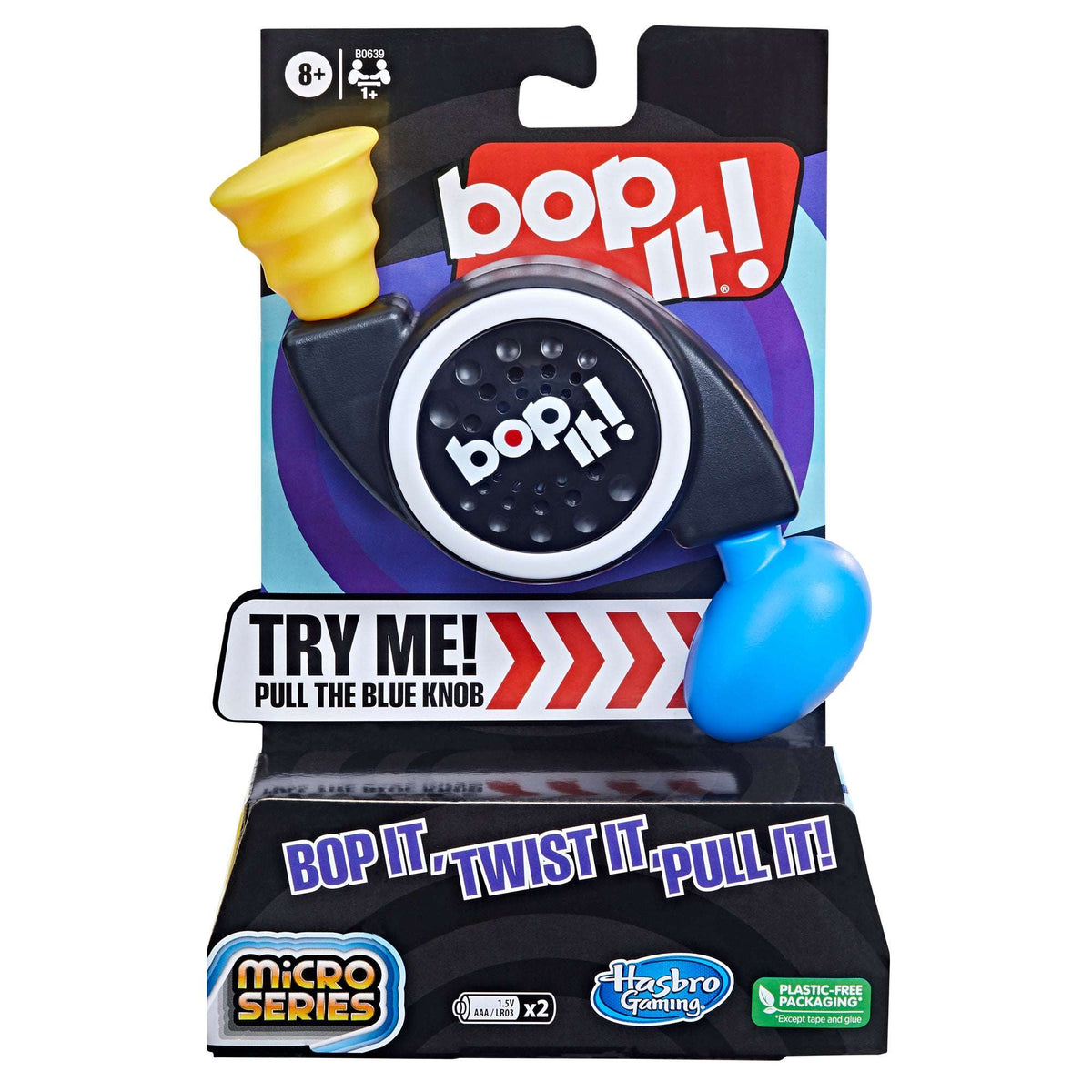 Bop It! Micro Series Electronic Game, Gameplay in a Compact Size, Ages 8+