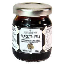 Black truffle glaze balsamic vinegar jar with Borgo de Medici label, 60 ml