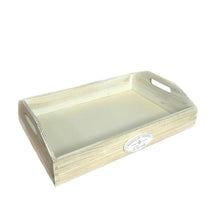 Wooden serving tray with cut-out handle for truffle platter, Borgo de Medici
