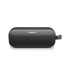 Bose SoundLink Flex SE portable speaker, black with grille front and side strap