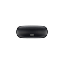 Bose open-ear earbuds case, black oval with small charging port detail