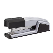 Bostitch Office Epic desktop stapler with silver base and black top