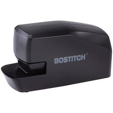 Portable stapler with dark gray housing and BOSTITCH logo, front view
