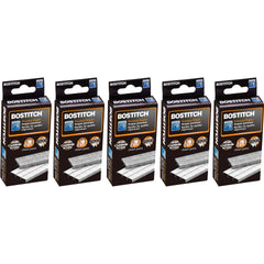 Bostitch 1/4" Premium Staples, Standard Chisel Point, 5,000 Staples, 5-count - USA MEGA SHOP
