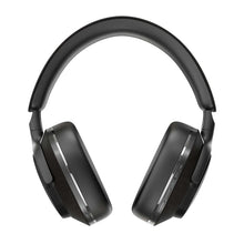 Black over-ear headphones with side controls and padded earcups
