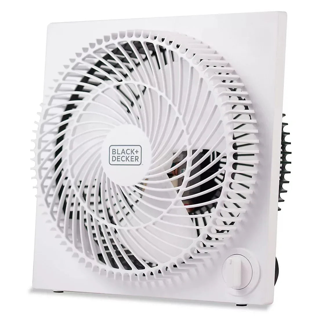 Black + Decker 9" Box Fan - White