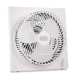 Black + Decker 9" Box Fan - White