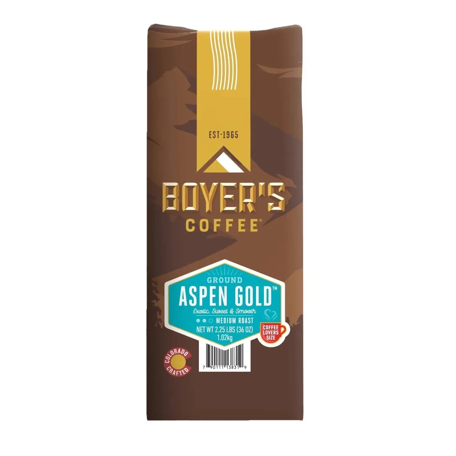 Boyer's Coffee Aspen Gold Medium Roast Ground Coffee, 36 oz. - USA MEGA SHOP