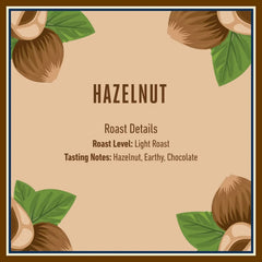Boyer's Coffee Light Roast Whole Bean, Hazelnut, 36 oz.