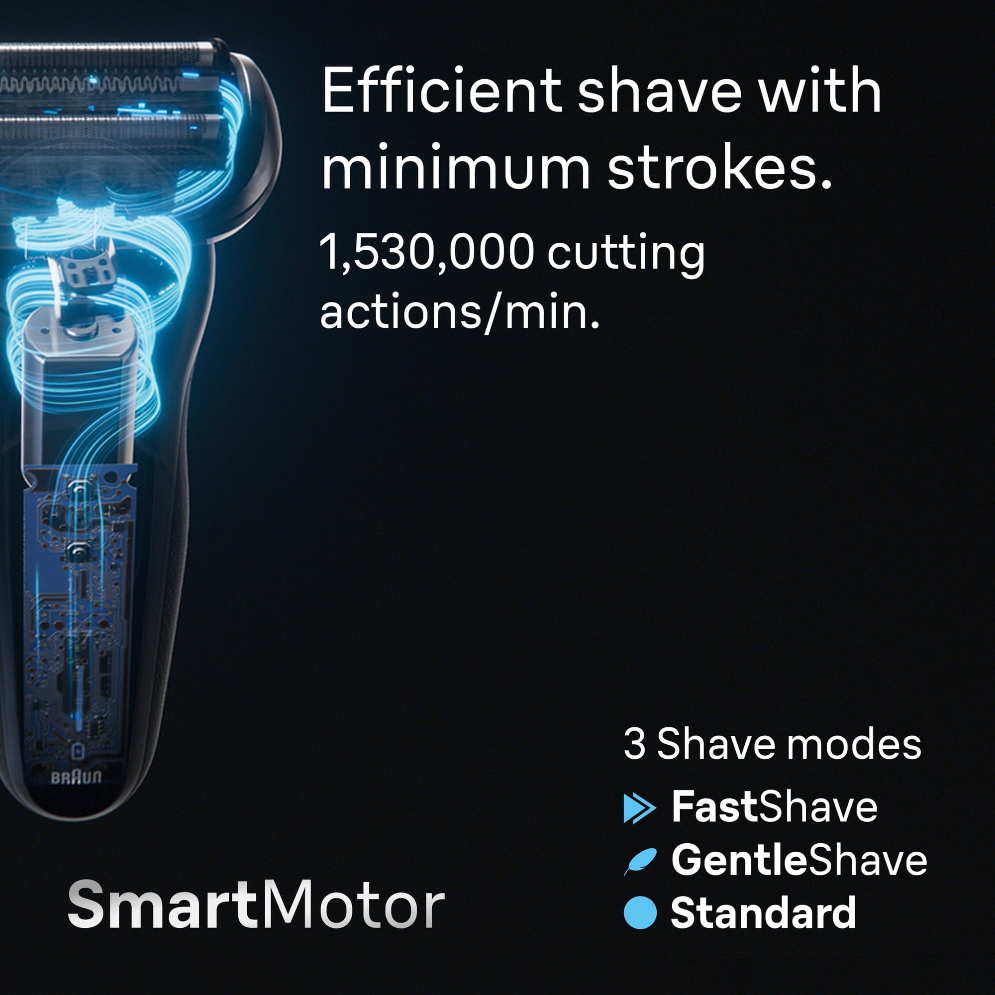 Braun Electric Razor for Men Series 7, Electric Shaver, 4-in-1 Clean & Charge Center, Travel Case, S7 7171cc