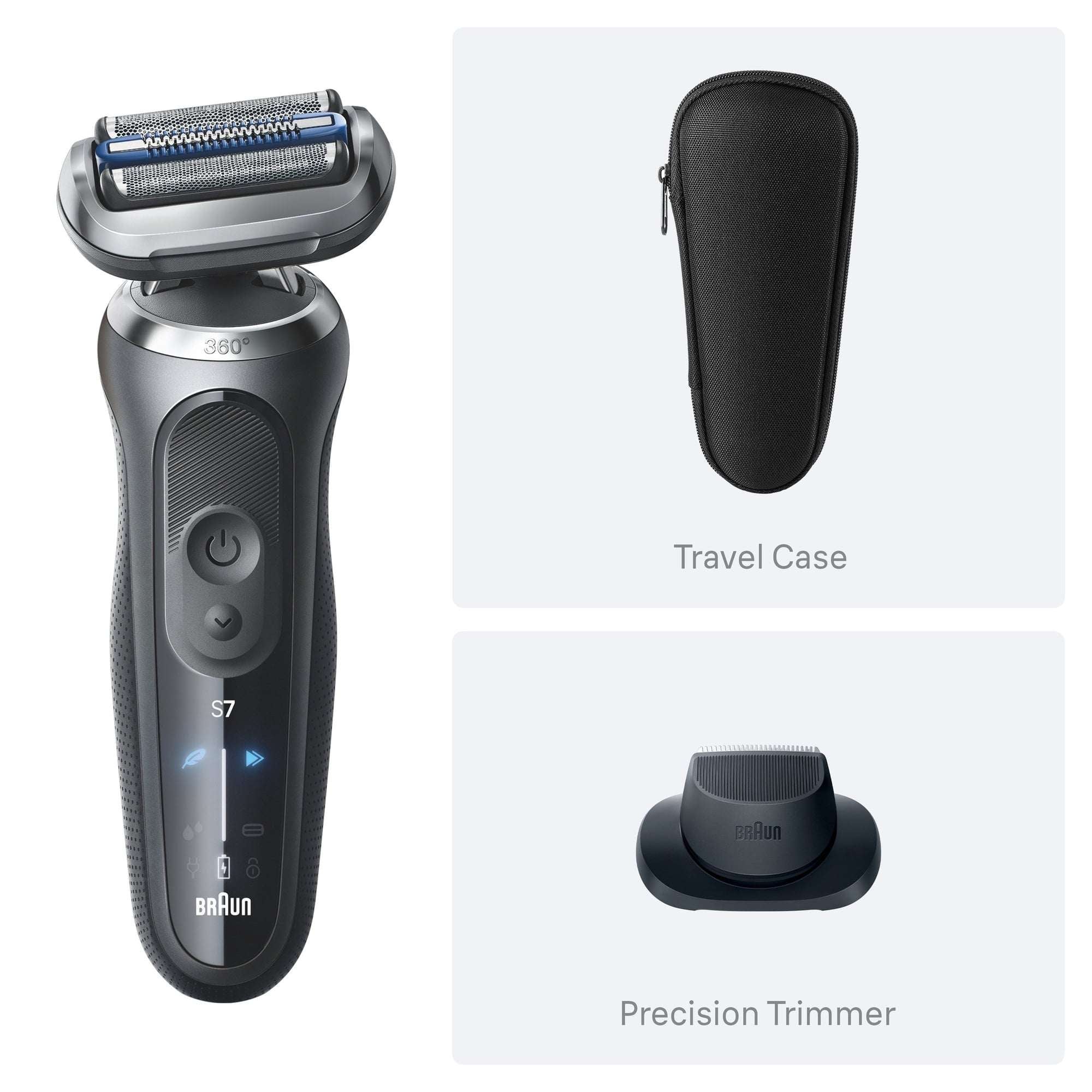 Braun Electric Shaver, Series 7 7120s with Precision Trimmer