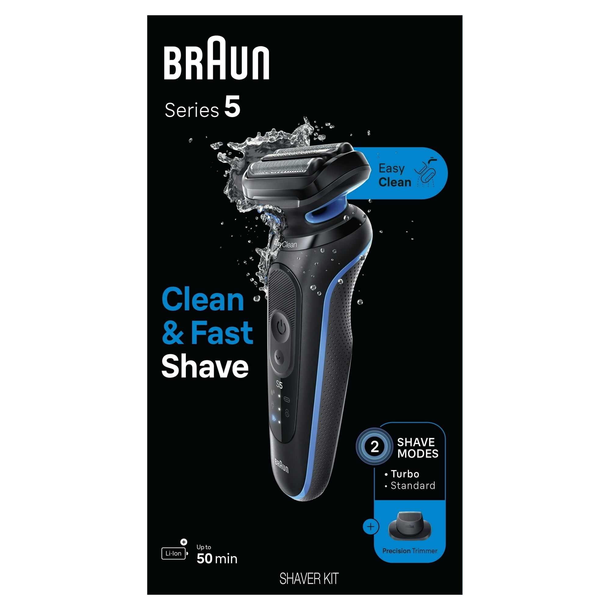 Braun Electric Shaver, Series 5 5118s with Precision Trimmer