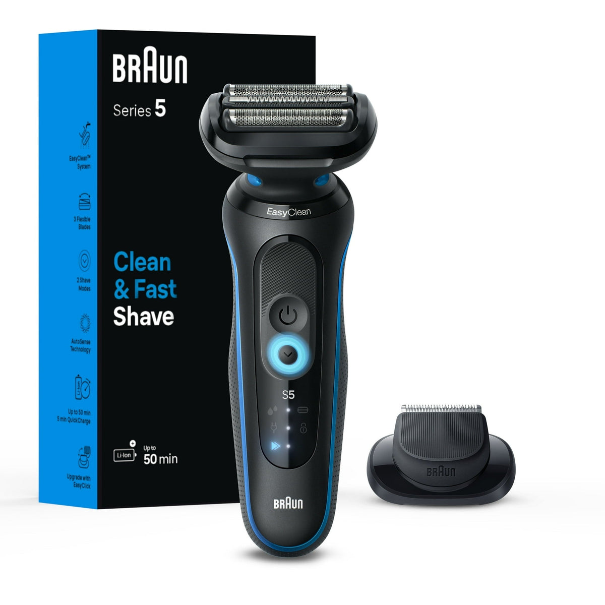 Braun Electric Shaver, Series 5 5118s with Precision Trimmer