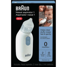 Braun nasal aspirator 1 retail box with device shown