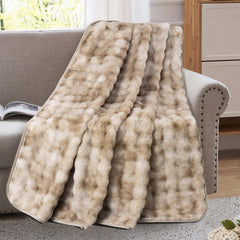 Brentwood Oversized Waterproof Pet Blanket and Furniture Protector, Bubble Fur - USA MEGA SHOP